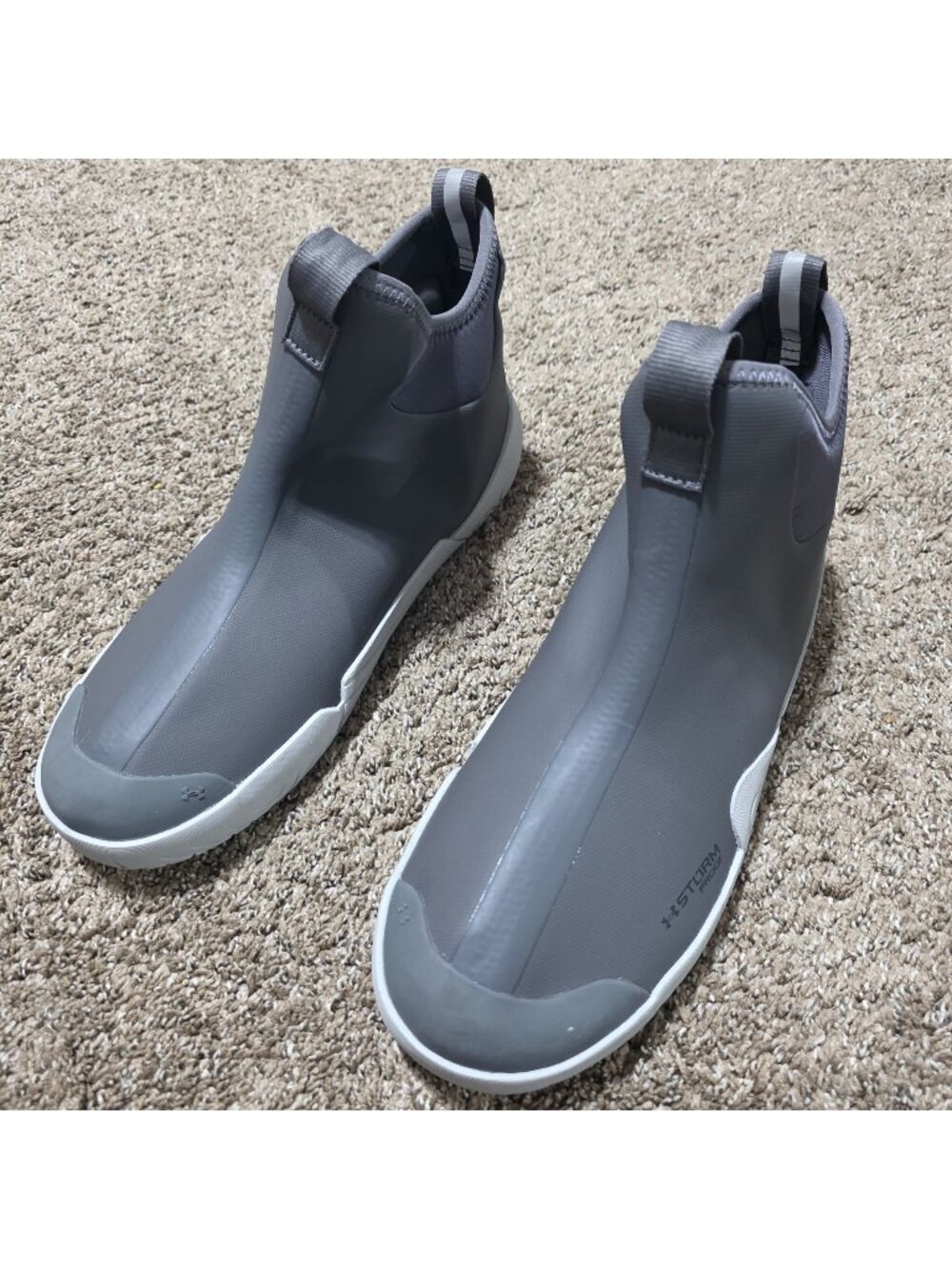 Under Armour Shoreman Men’s Waterproof Deck Boots Gray Size 12.5 3026906-101